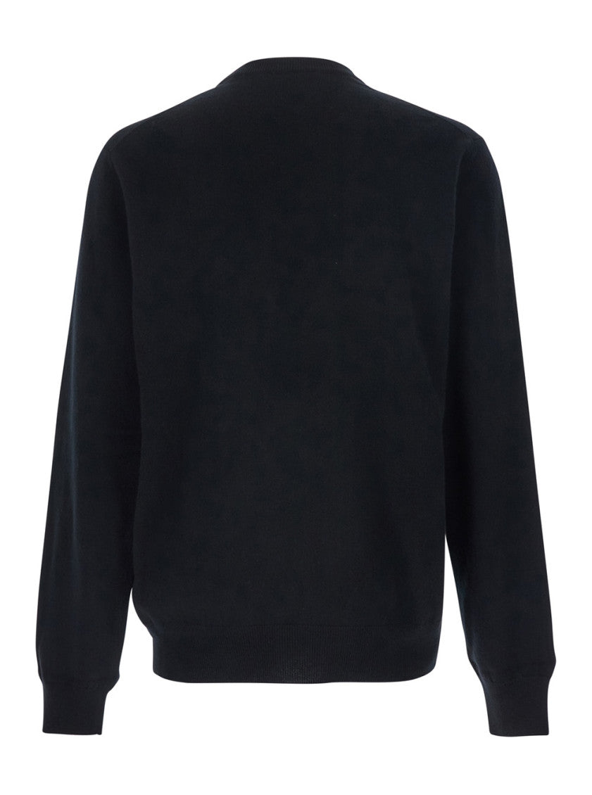 Black Crew Neck Sweater 2