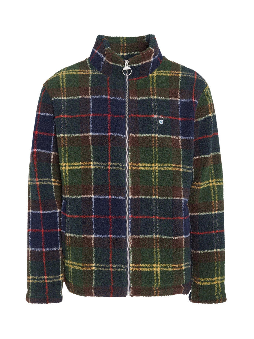 Multicolor Check Fleece Jacket 1