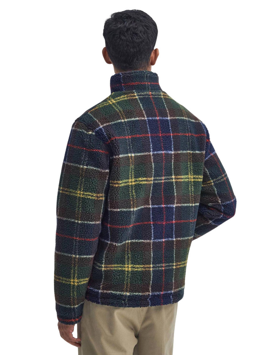 Multicolor Check Fleece Jacket 2