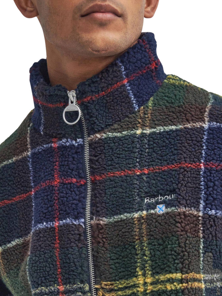 Multicolor Check Fleece Jacket 3