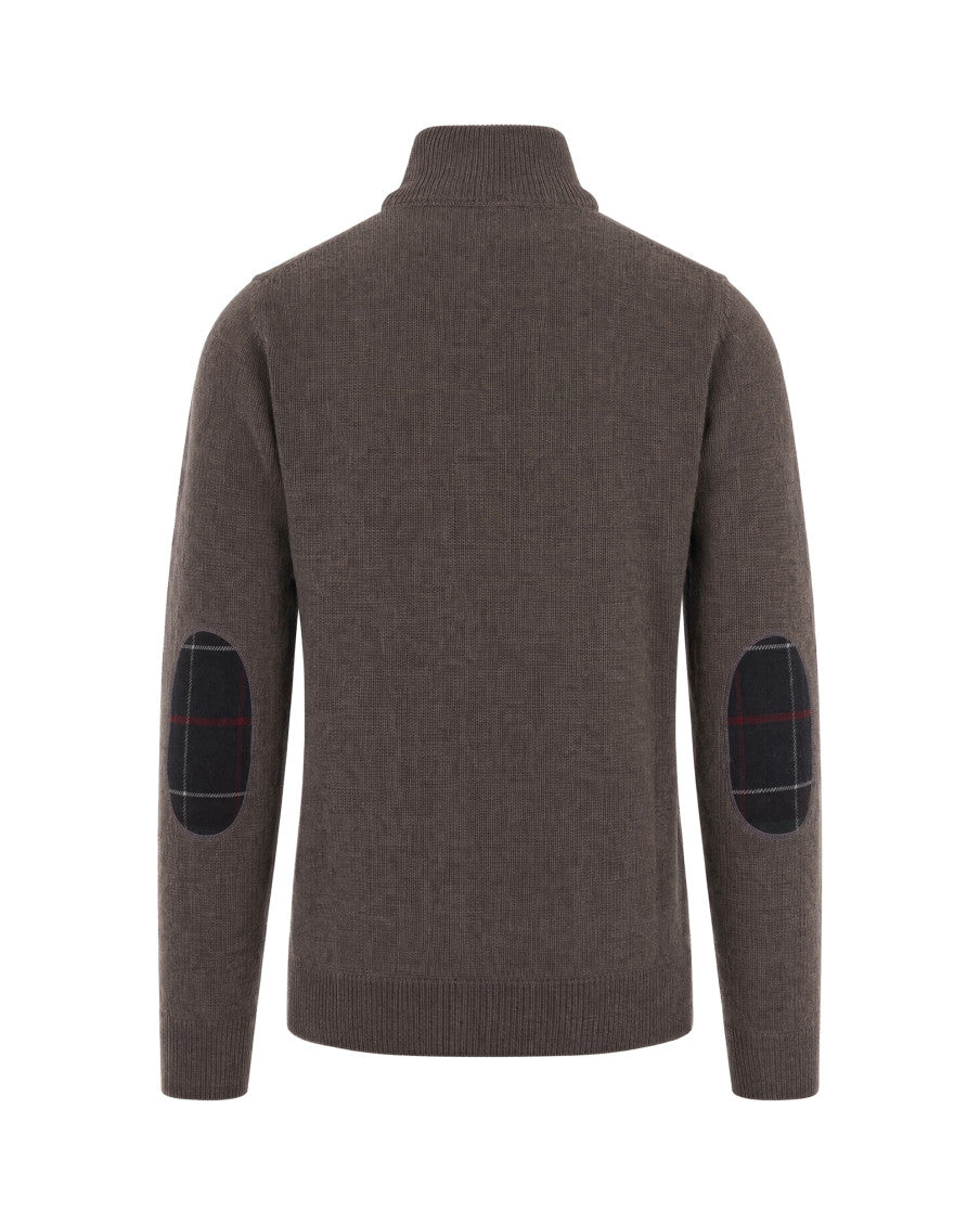 Brown Mock Collar Sweater 2