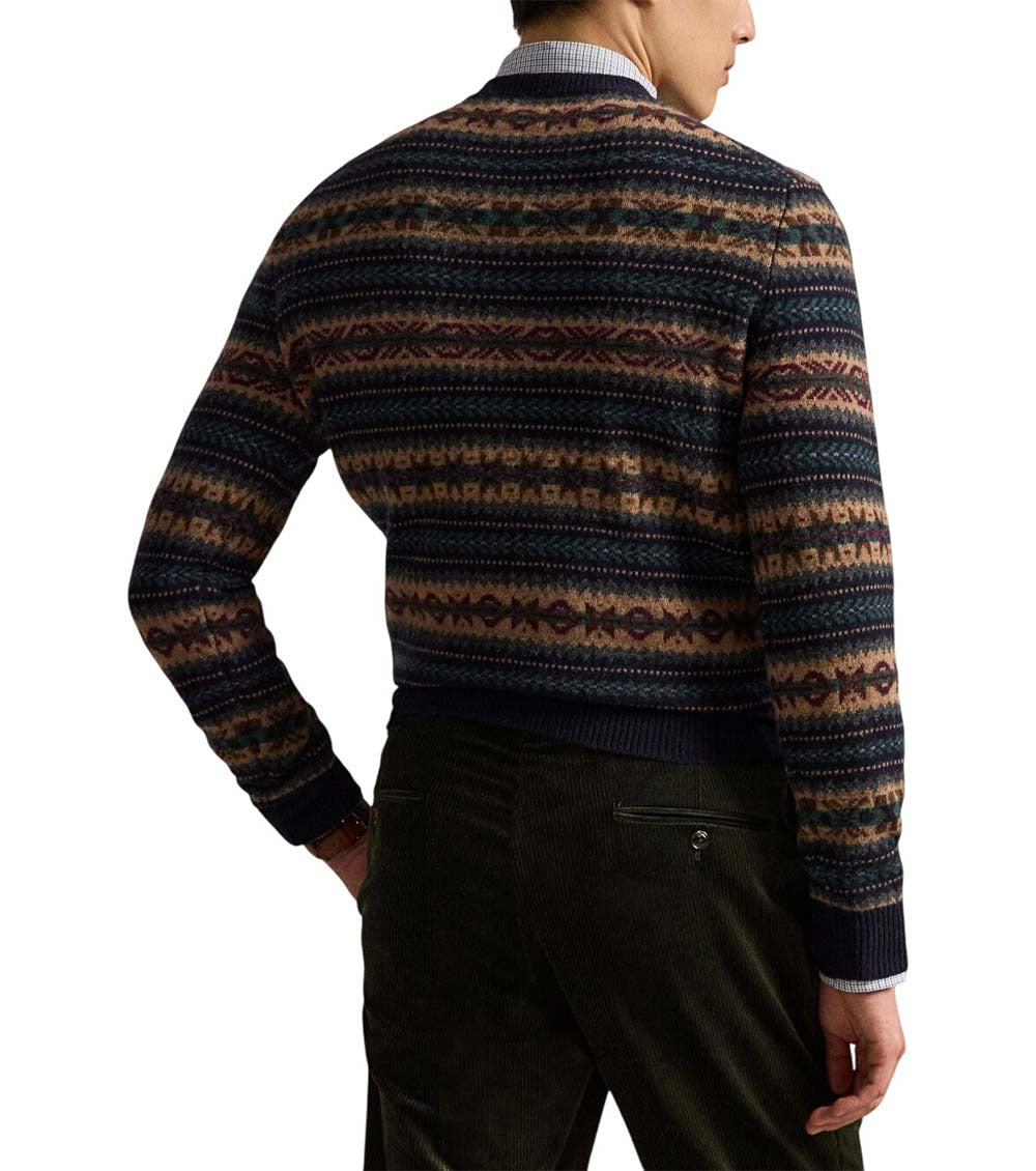 Blue Crew Neck Sweater 2