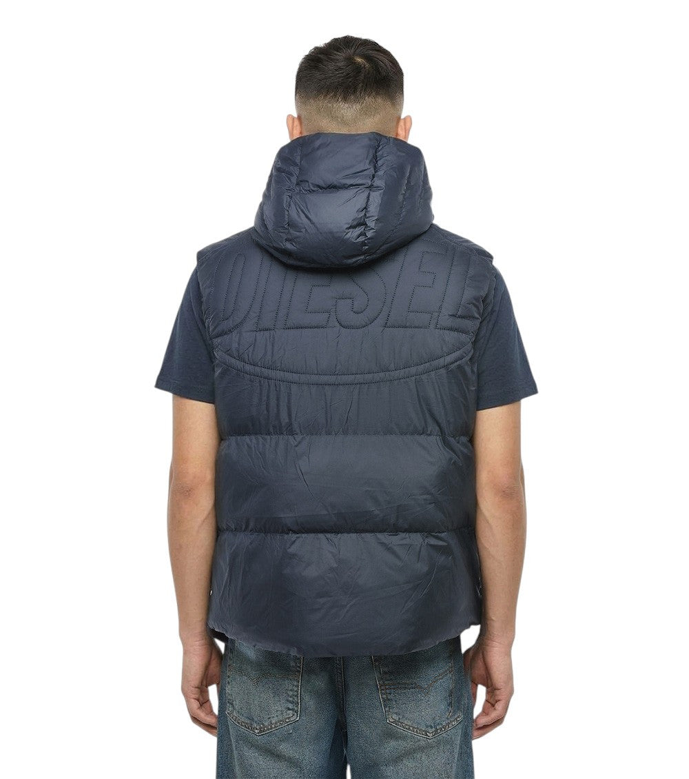 Dark Blue Hood Jacket 2