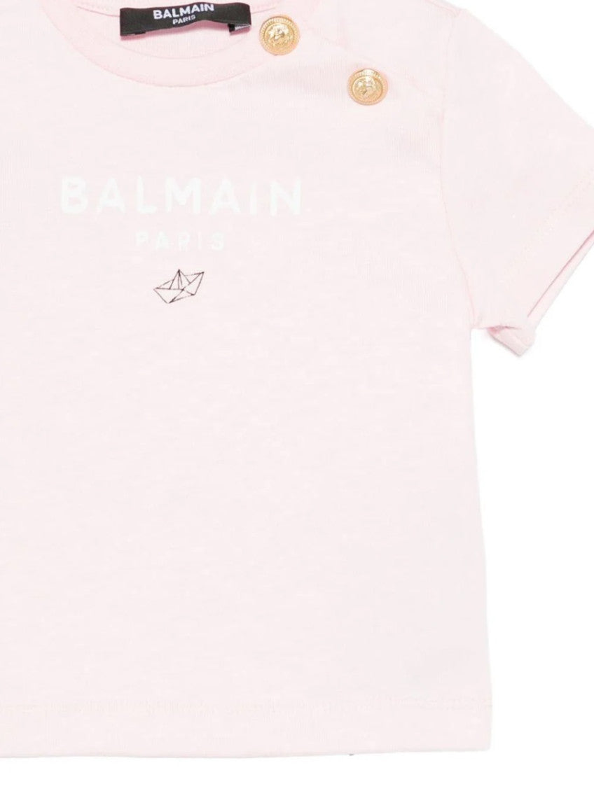 Baby Girls Pink Logo T-Shirt 3