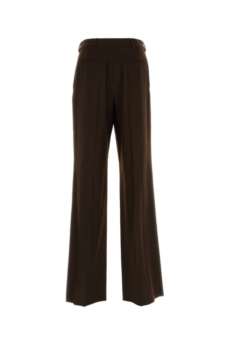 Dark Brown Tailored Trousers 2
