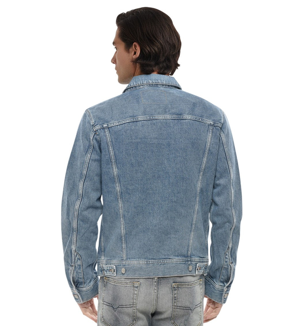 Blue Regular Denim Jacket 2
