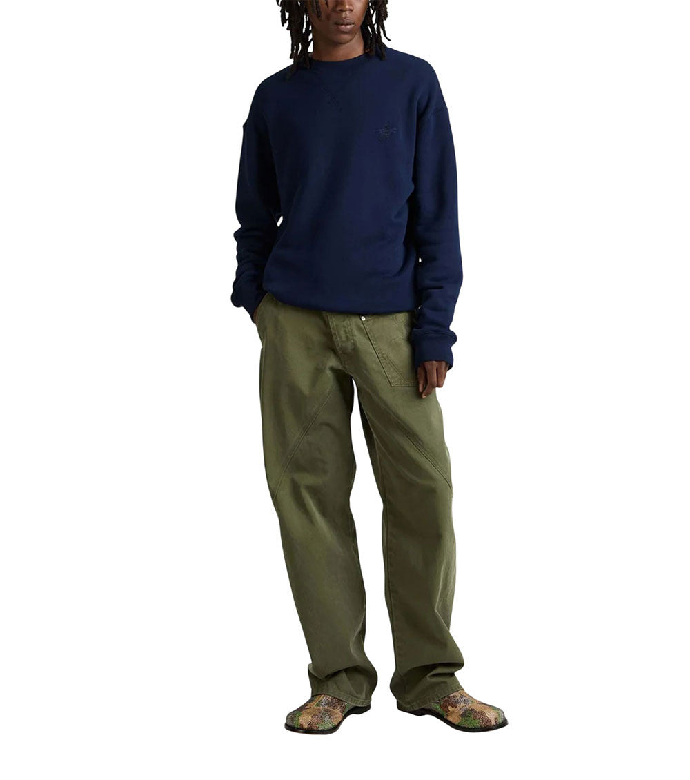 Navy Blue Logo Sweatshirt 2