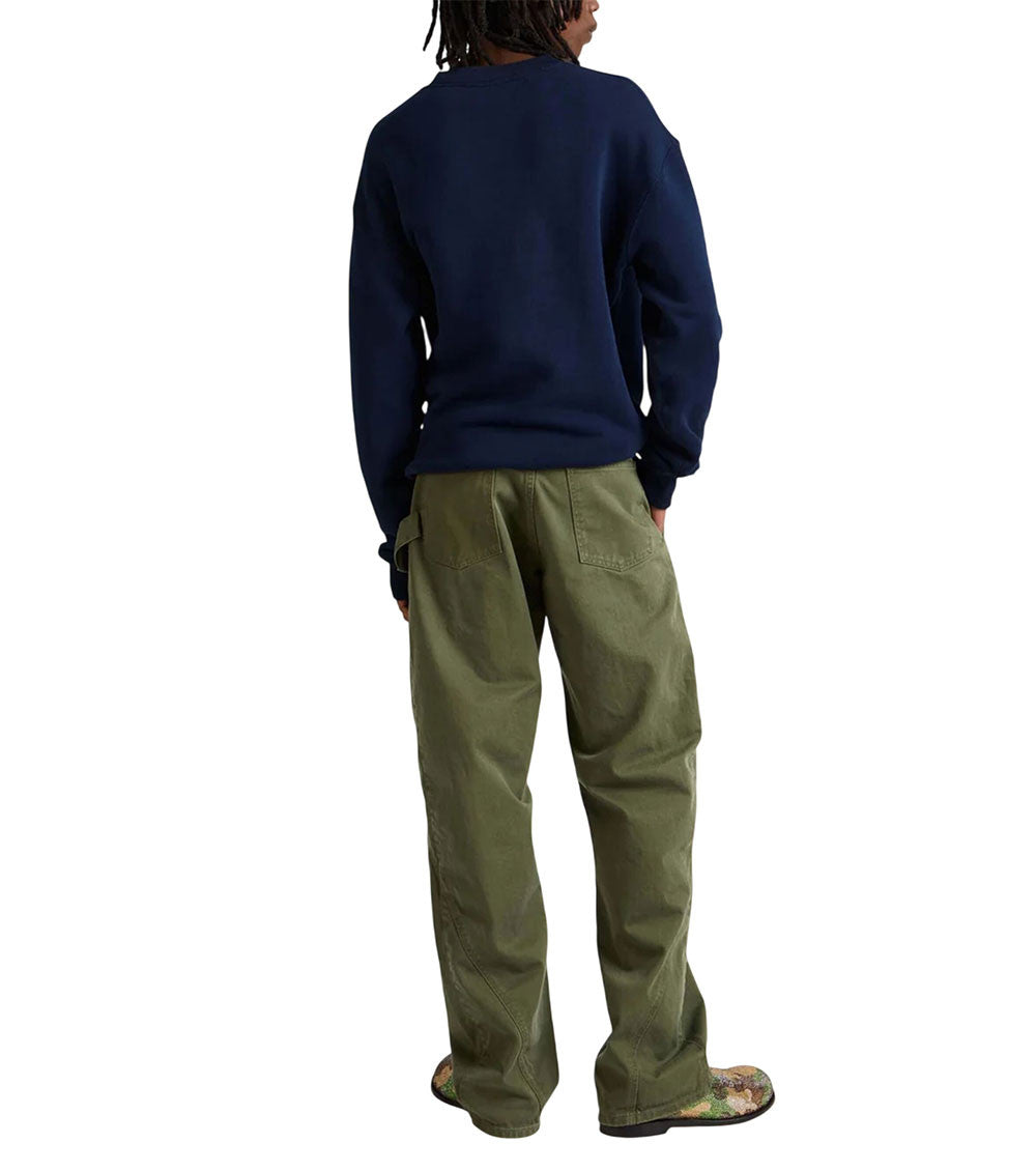 Navy Blue Logo Sweatshirt 3