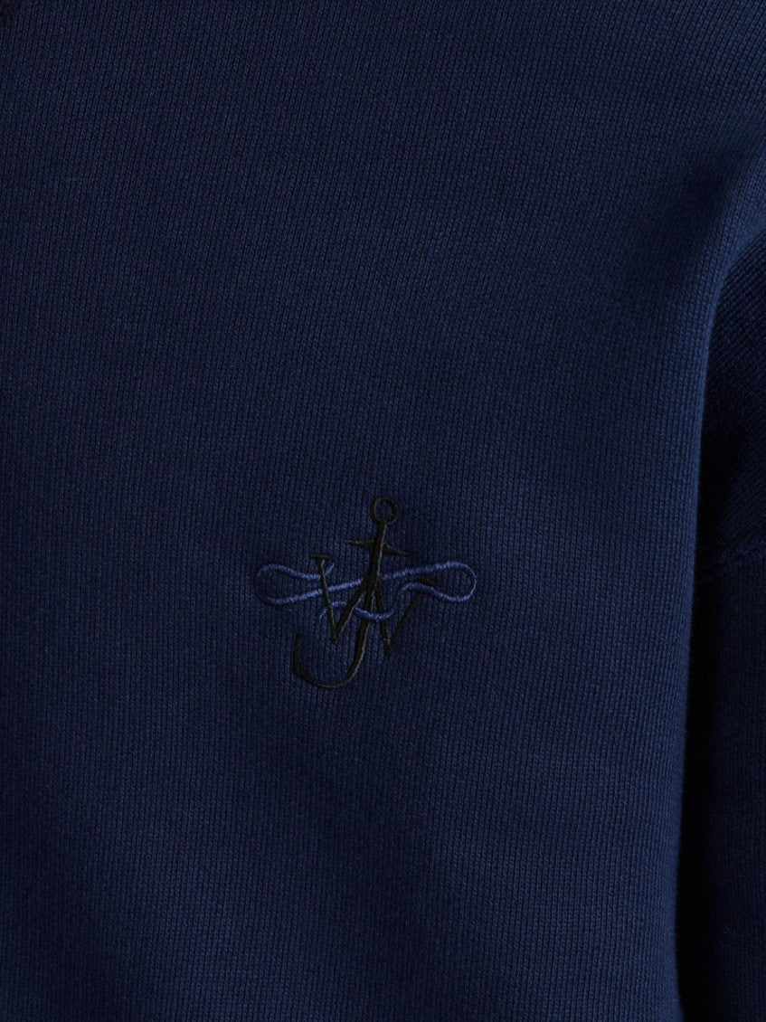 Navy Blue Logo Sweatshirt 4
