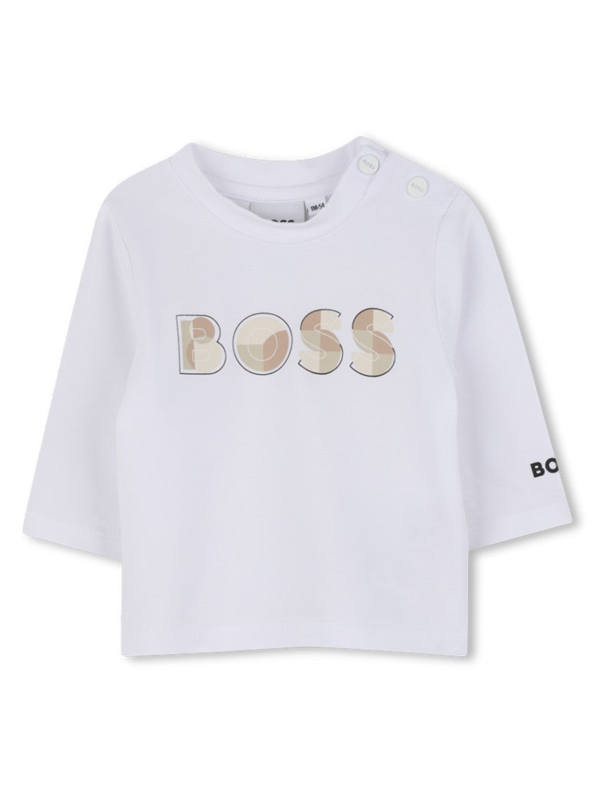 Babies White Logo T-Shirt 1