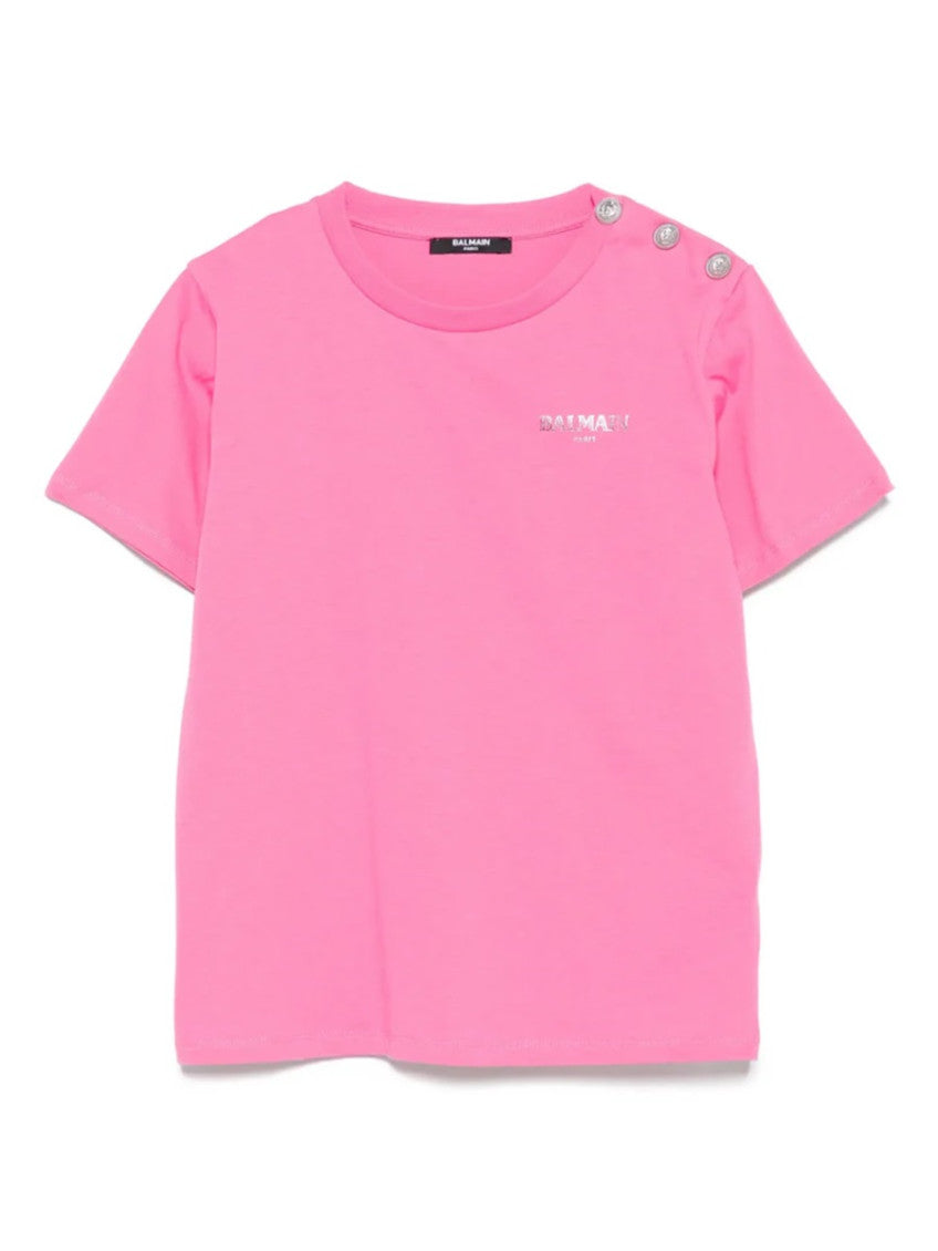 Kids Pink Logo T-Shirt 1