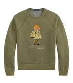 Olive Crew Neck Sweatshirt 1