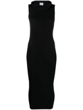 Black Fatal Cut Out Midi Dress 1