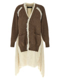 Multi Color V Neck Cardigan 1