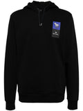 Black Logo Patch Hoodie 1