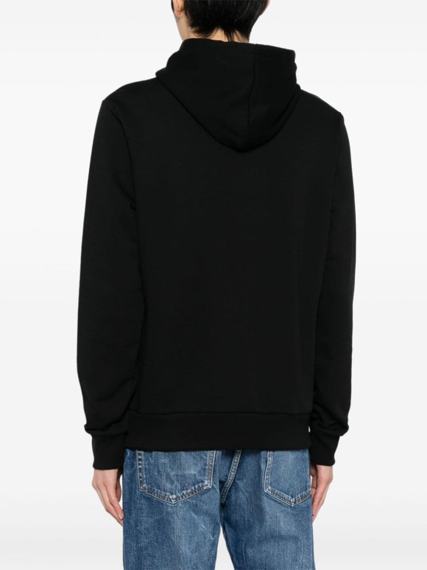 Black Logo Patch Hoodie 3