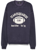 Blue Graphic Logo Print Sweatshirt 1