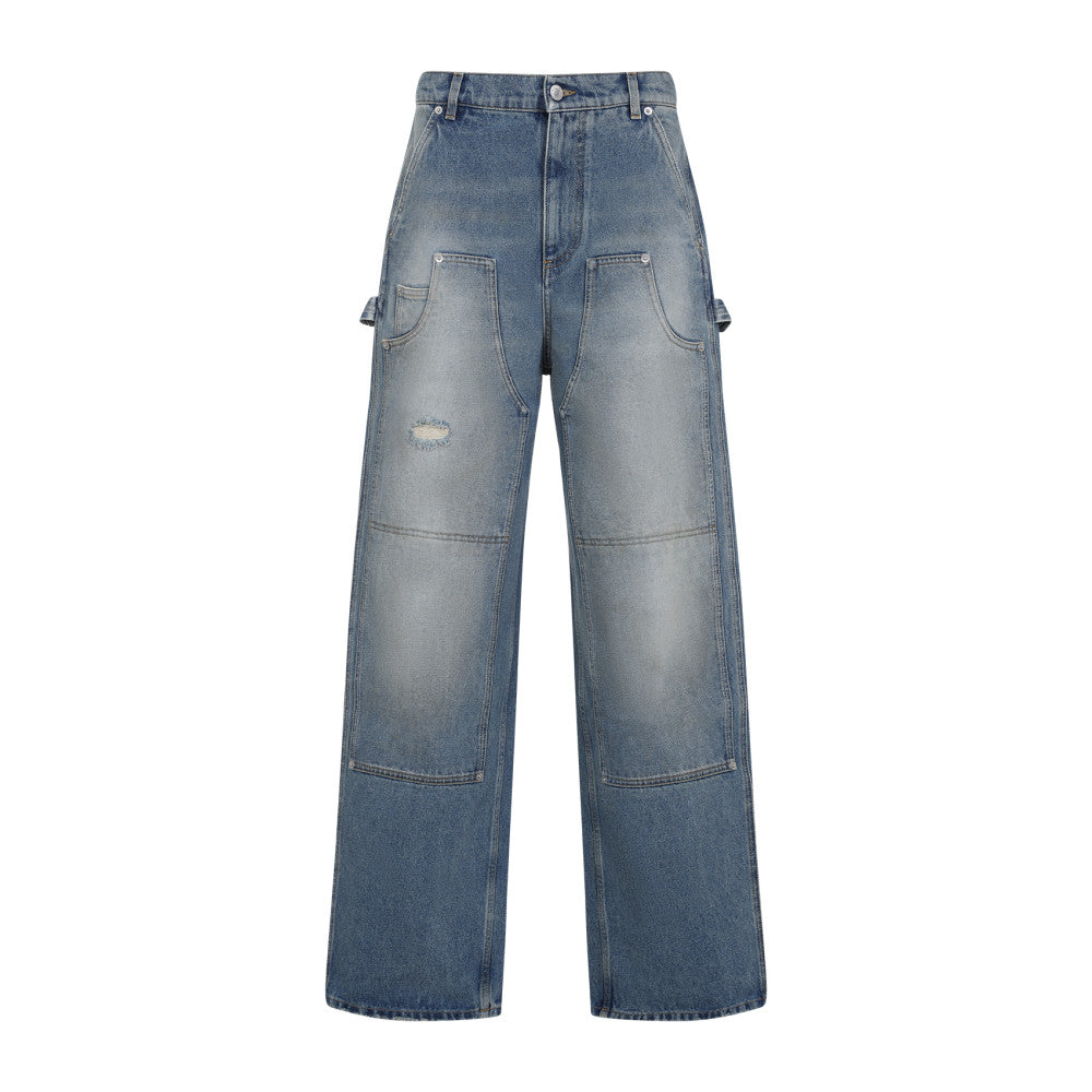 Blue Cotton Jeans 1