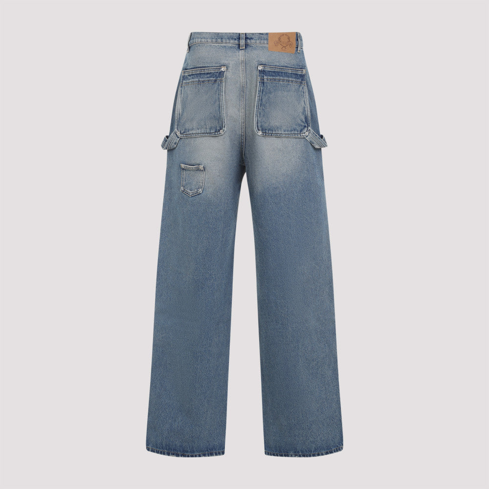 Blue Cotton Jeans 4