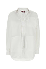 White Cotton Poplin Shirt 1