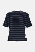 Dark Blue Striped T-Shirt 1