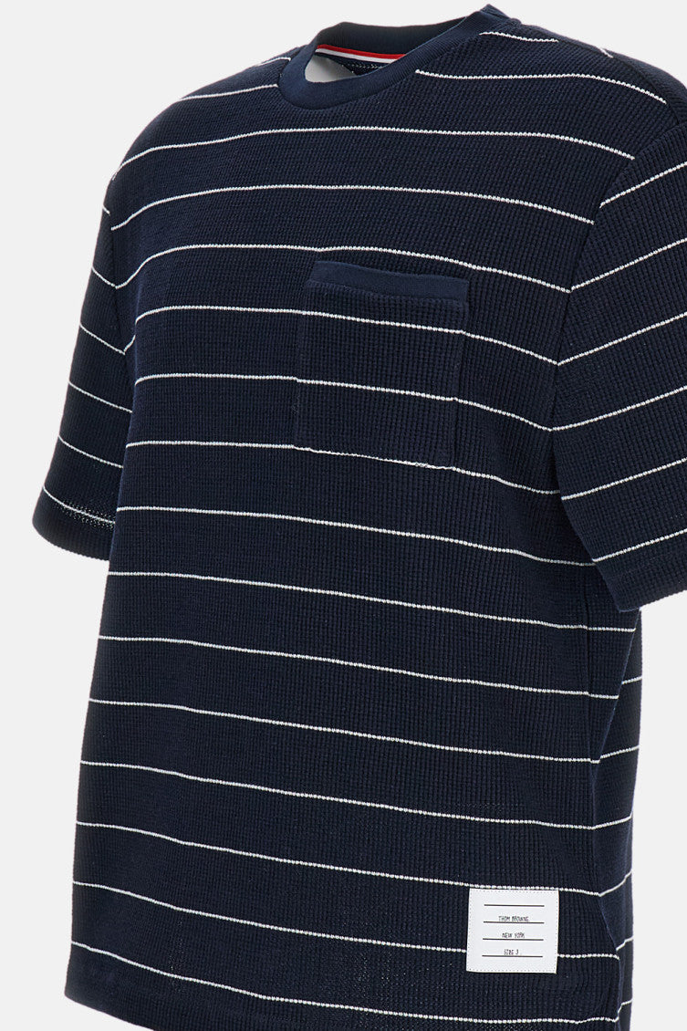 Dark Blue Striped T-Shirt 3