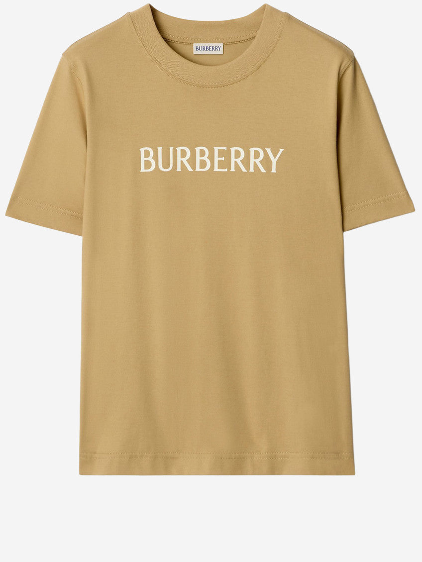 Beige Logo T-Shirt 1