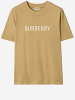 Beige Logo T-Shirt 1