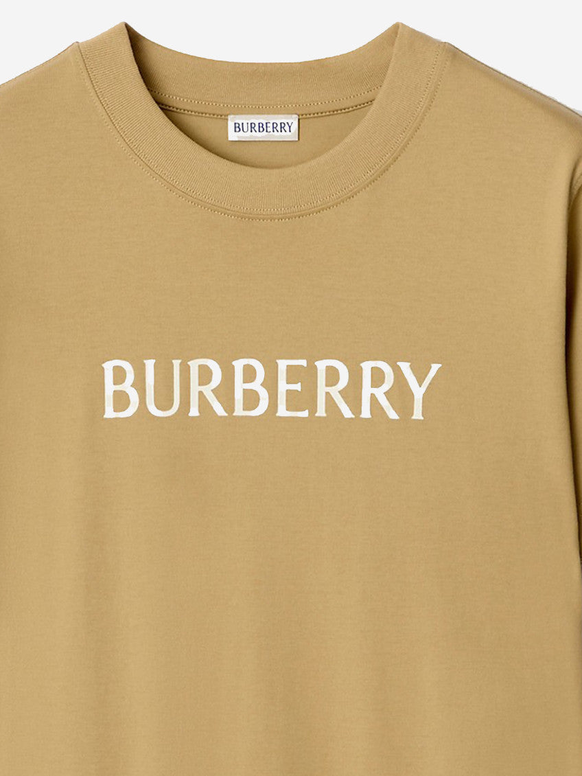 Beige Logo T-Shirt 3