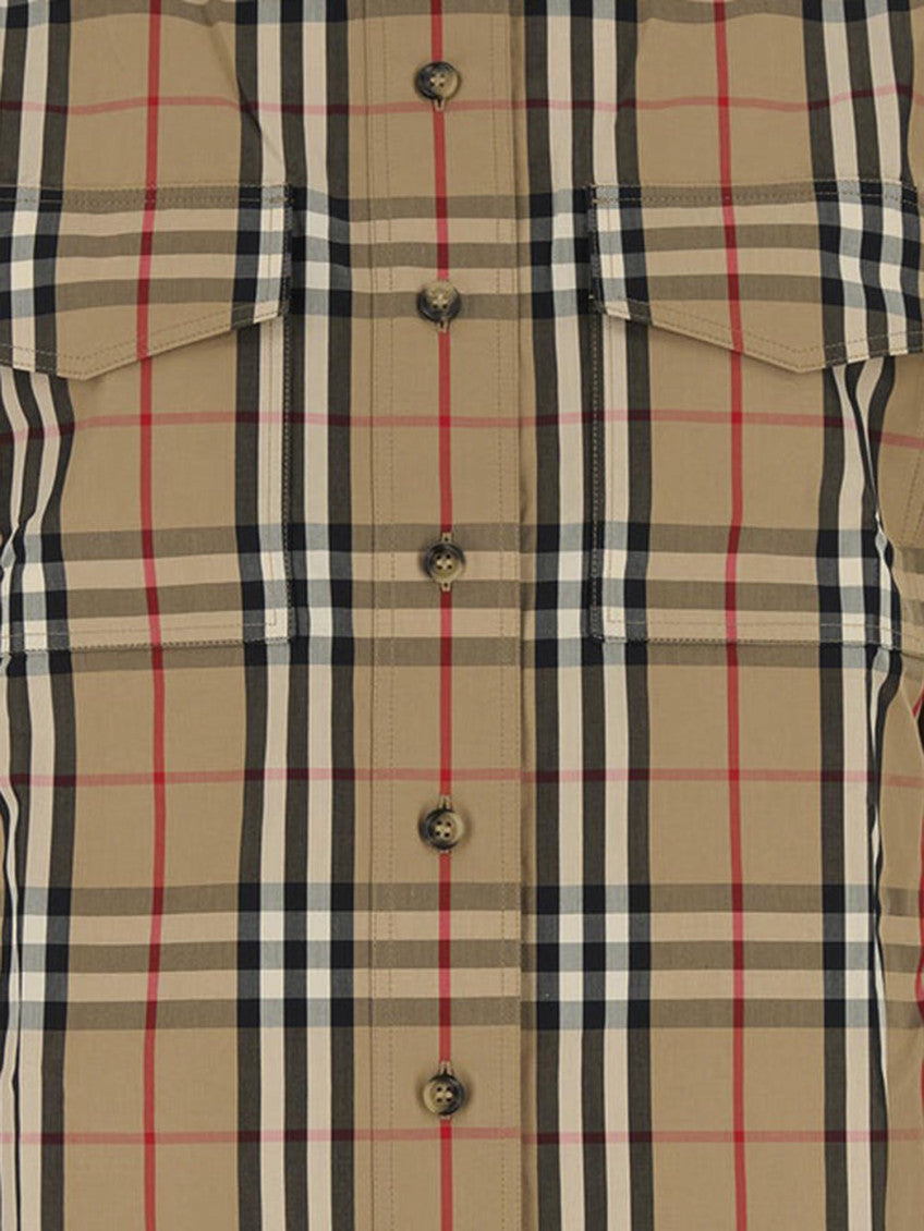 Beige Check Shirt 3
