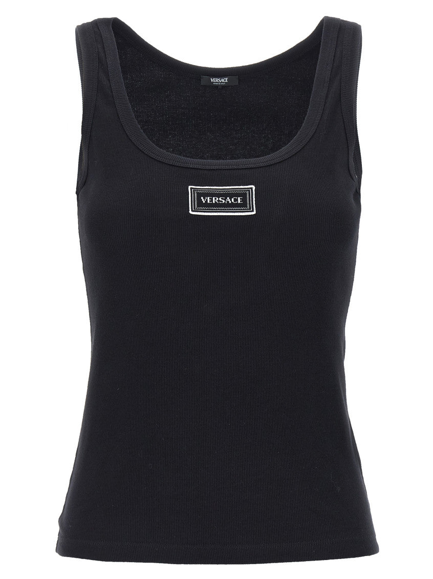 Black Logo Tank Top 1