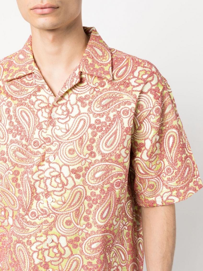 Multicolour Paisley-print  Shirt 5