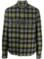Green Plaid-print Check Shirt 1