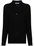 Black Full Sleeves Polo Shirt 1