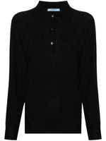 Black Full Sleeves Polo Shirt 1