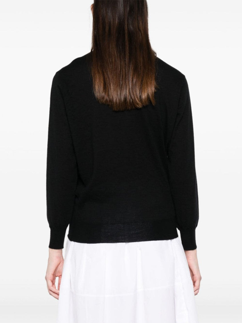 Black Full Sleeves Polo Shirt 2