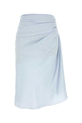 Light Blue Draped Skirt In Monogram 72 Jacquard 1