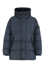 Blue Logo Parka Jacket 1