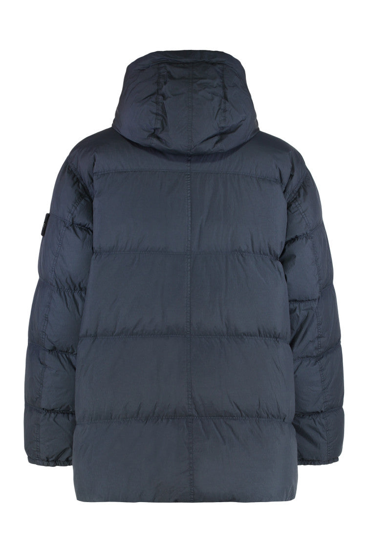 Blue Logo Parka Jacket 2