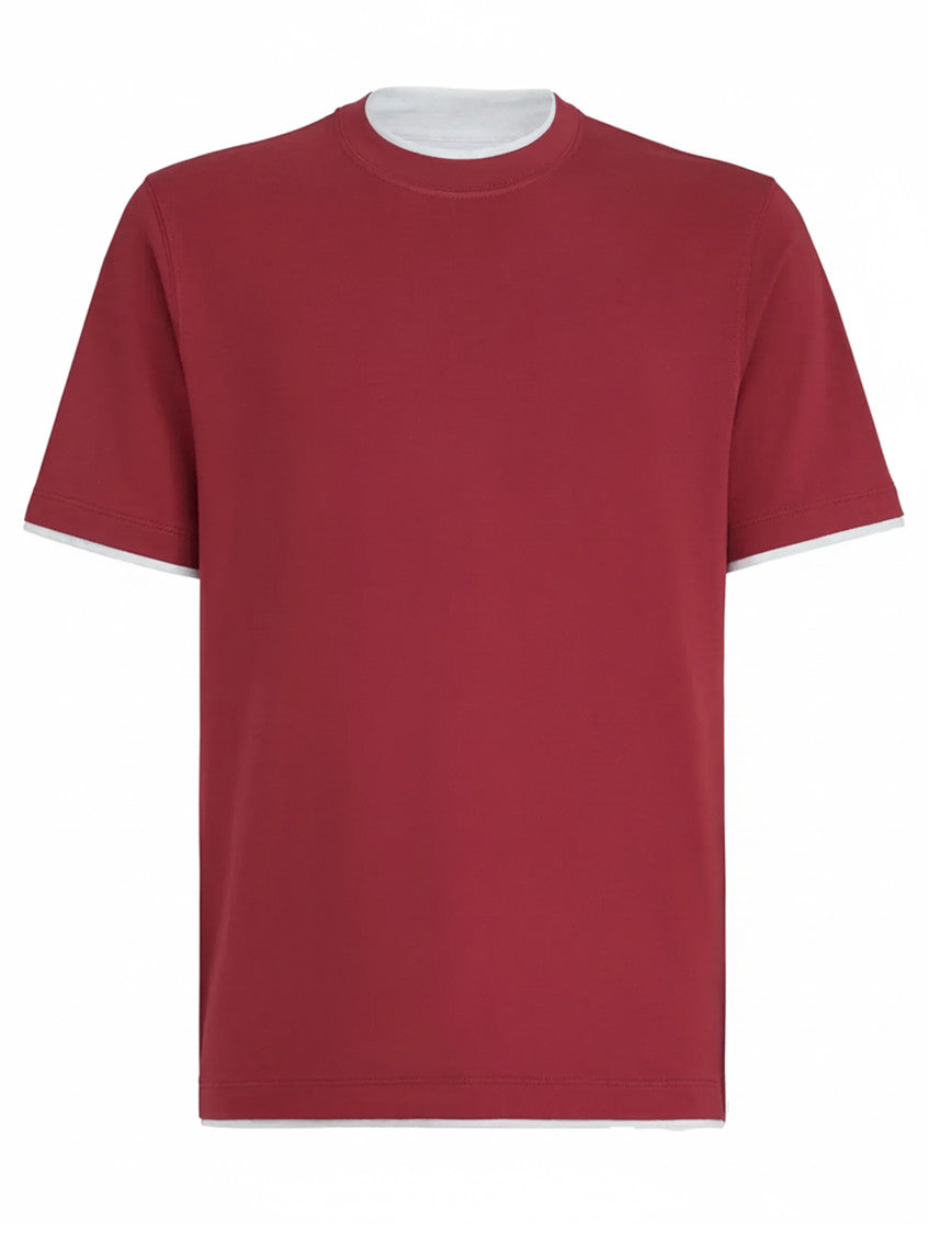 Red Crew Neck T-shirt 1