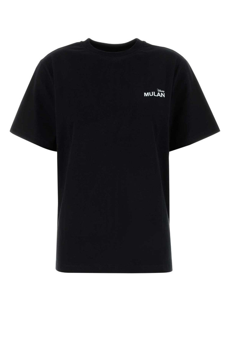 Black Cotton Mulan T-shirt 1