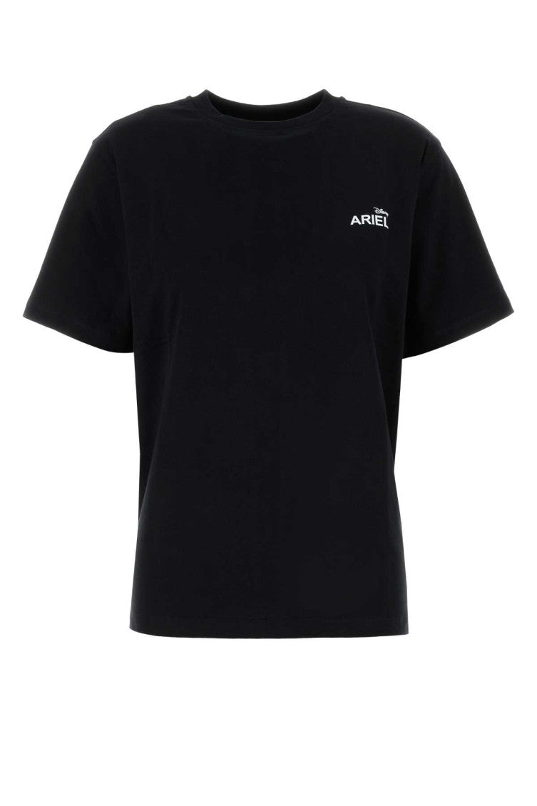 Black Cotton Ariel T-shirt 1