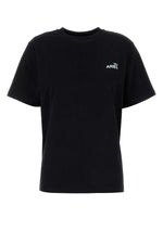 Black Cotton Ariel T-shirt 1