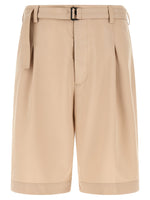 Beige 'Viper' Bermuda Shorts 1