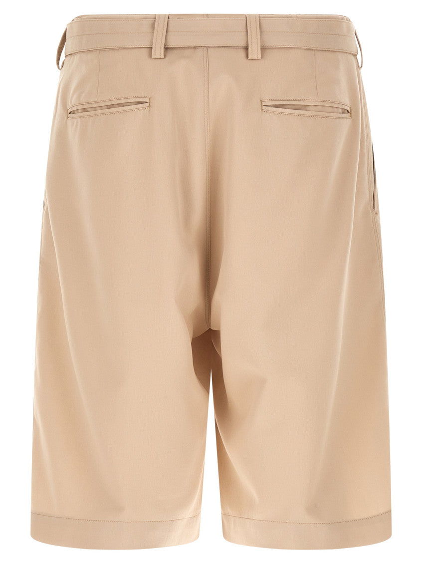 Beige 'Viper' Bermuda Shorts 2