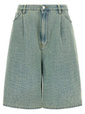 Light Blue 'Kate' Bermuda Shorts 1