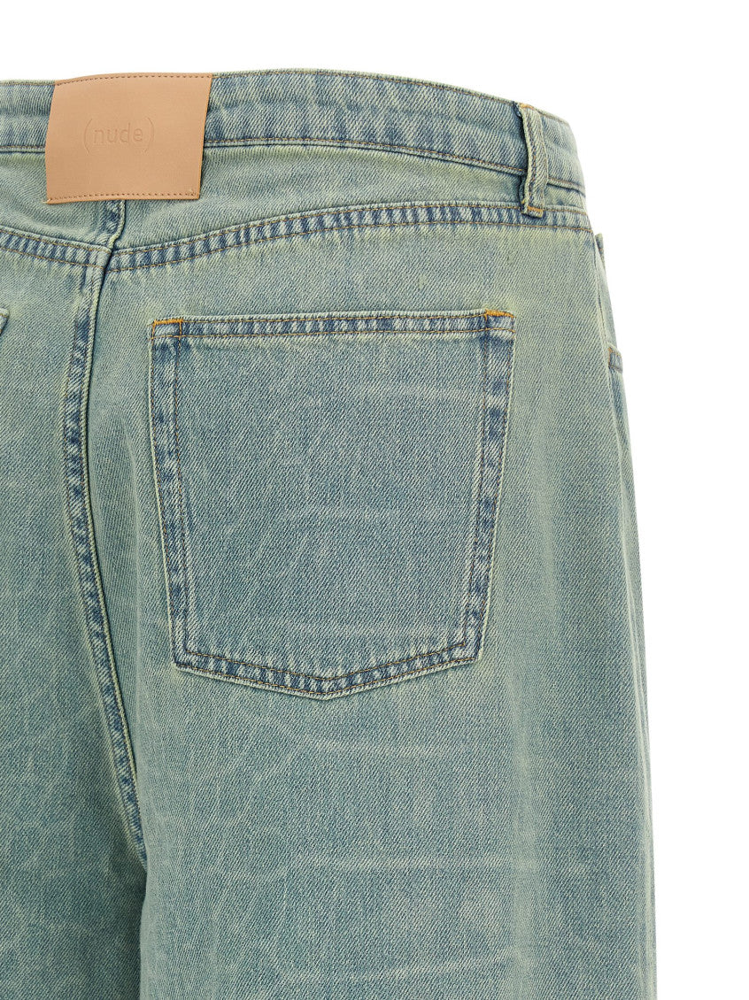 Light Blue 'Kate' Bermuda Shorts 4