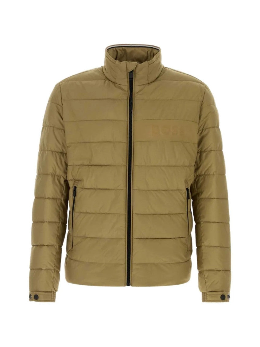 Olive Polyester Padded Jacket 1