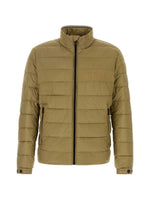 Olive Polyester Padded Jacket 1