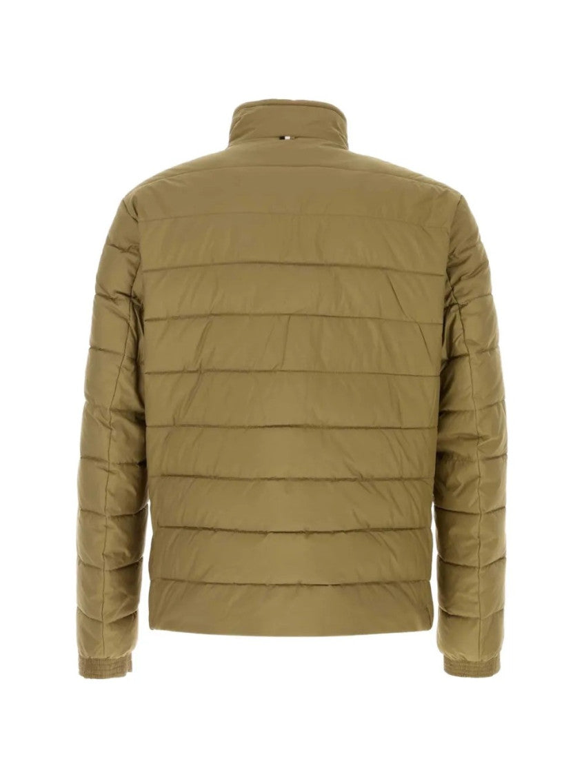 Olive Polyester Padded Jacket 2